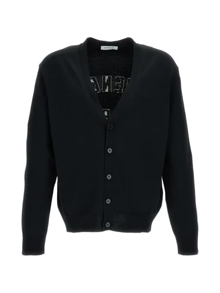 Cardigan Givenchy tricotate cu decolteu în V negru