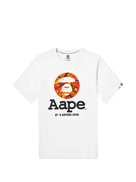Tricou A Bathing Ape® cu imagine alb