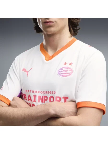 PUMA koszulka wyjazdowa PSV Eindhoven Akcesoria S biały
