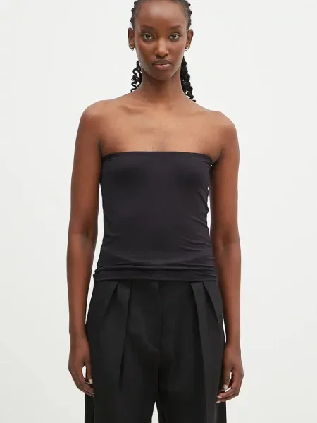 Блузка Sportmax однотонна чорний
