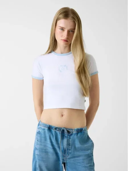 Классическая футболка Guess Jeans белая