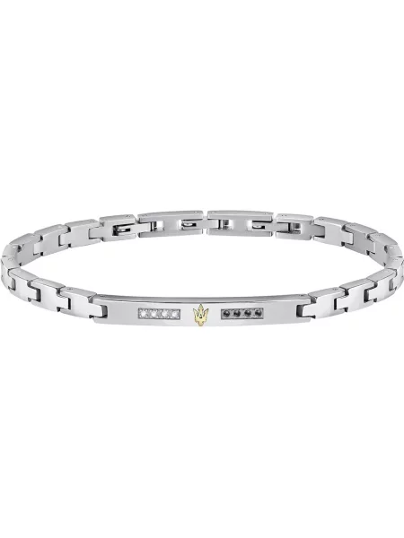 Maserati bransoletka DIAMONDS szara