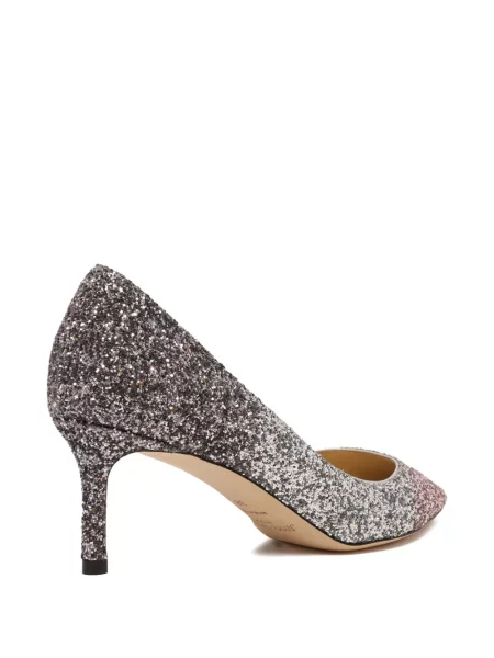 Pantofi cu toc Jimmy Choo de cristal gri