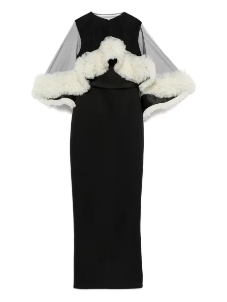 Sukienka Aavva z siateczką garniturowa czarna