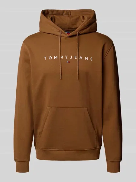 Bluza z kapturem o kroju regular fit z mieszanki bawełny Tommy Jeans