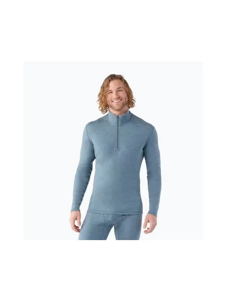 Классическая тепловое спортивная кофта Smartwool из шерсти мериноса синяя