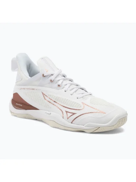 Olcsóbban. Női kézilabda cipő Mizuno Wave Mirage 4 white/rose/snow white. Méret: 39 EU fehér