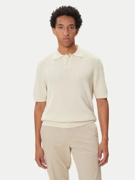 BOSS Tricou polo Akoppo galben