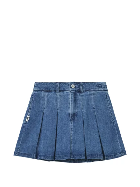 Mini fusta plisata Chocoolate plisată albastru