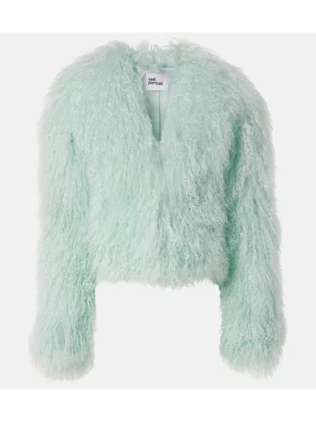 Geacă Self-portrait verde