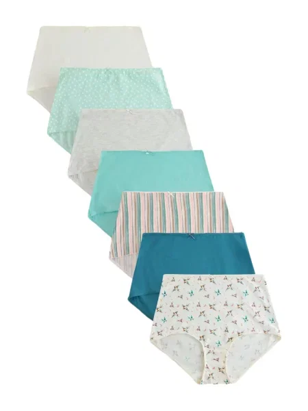 Next Chiloți fildeş / gri amestecat / verde petrol / verde mentă / verde măr / roz pastel / natural alb