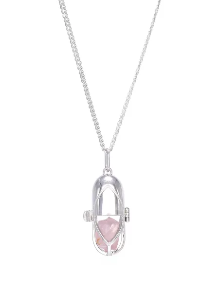 Pandantiv Capsule Eleven de cristal argintiu