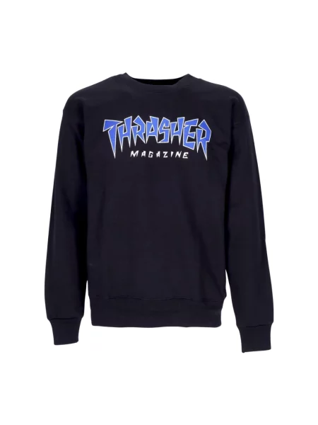Bluza nierozpinana Thrasher z logo czarna