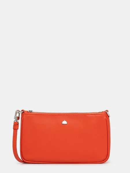 Usnjena torbica Weekend Max Mara AENTRATA oranžna