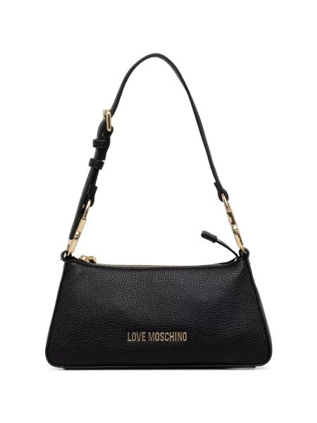 Geantă Love Moschino cu autograf negru