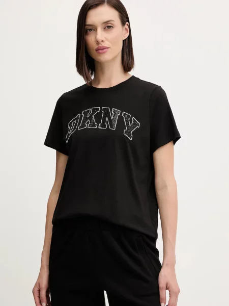 Тениска Dkny дамска черно