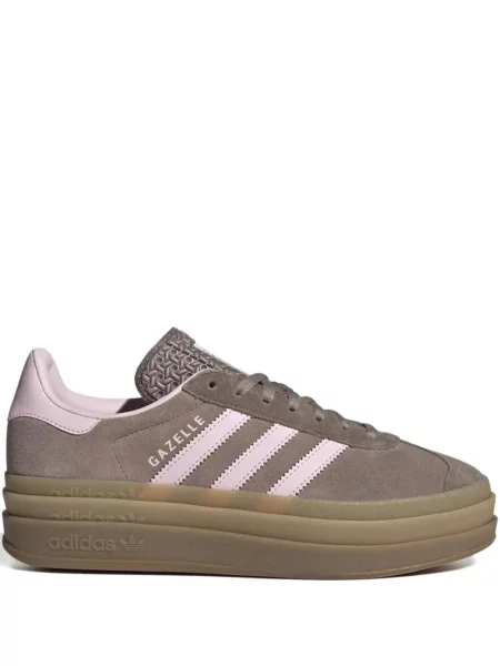 Sneakerși Adidas Originals din piele de căprioară cu platformă maro