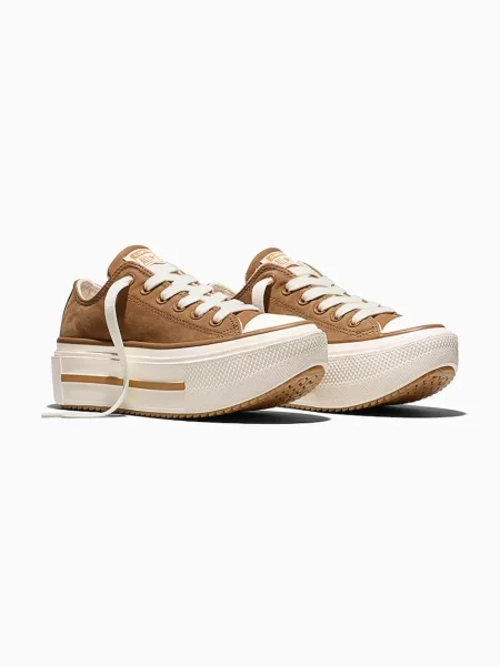 Converse Chuck Taylor All Star Lift Double Stack tenisky hnědé