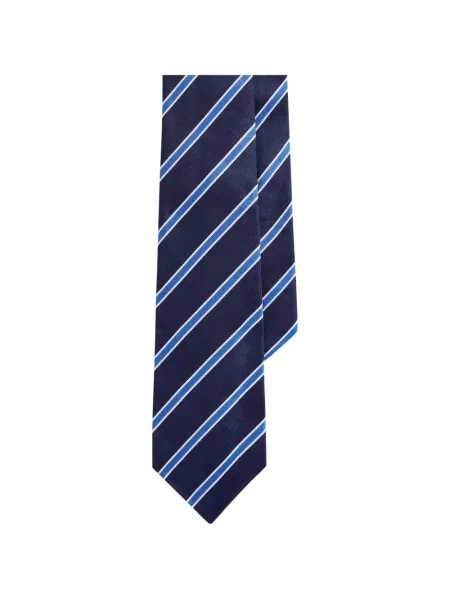 Cravată Ralph Lauren Purple Label cu dungi albastru