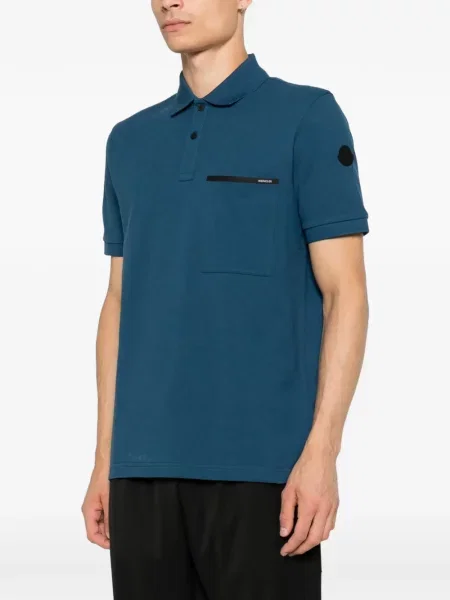 Pólóing Moncler autogrammal kék
