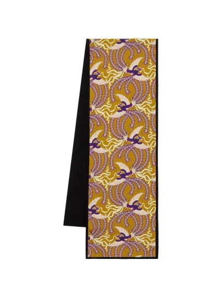 Reversibil fular Shanghai Tang negru