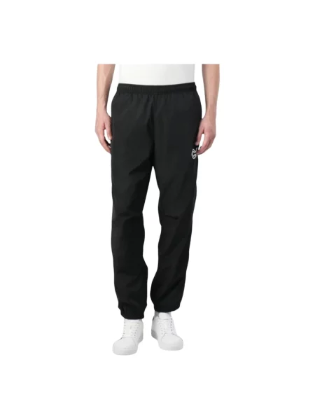 Spodnie Calvin Klein Jeans ze sznurkiem czarne