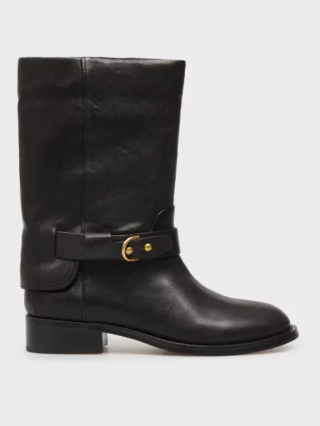 Кожаные сапоги Prpy черные