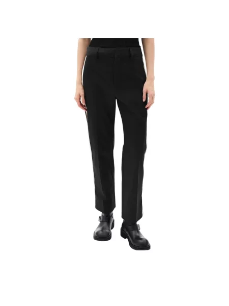 Spodnie Ann Demeulemeester w paski czarne