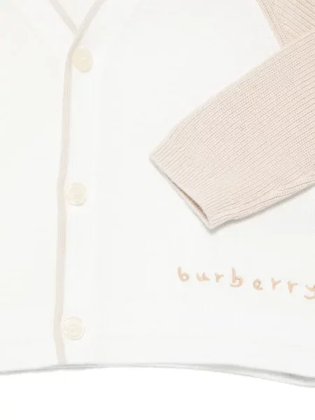 Kardigan dziecięcy Burberry biały