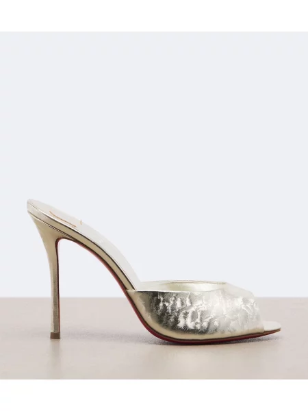 Kožené mules Christian Louboutin
