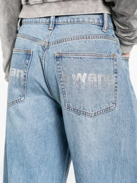 Blugi Alexander Wang de cristal albastru