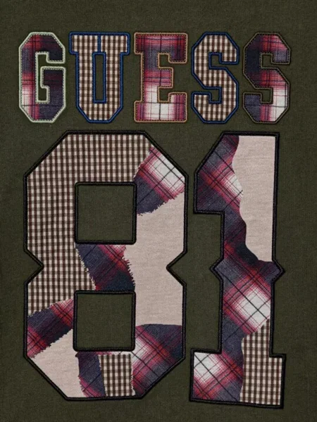 Sweter dziecięcy Guess zielony