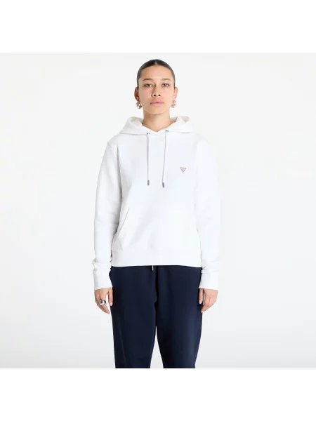 Bluza Guess JEANS Hood Reg Mini Triang Sweat Pure White S czarna