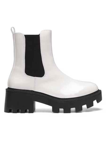 Ботинки челси Deezee белые