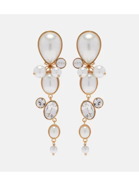 Cercei Oscar De La Renta auriu