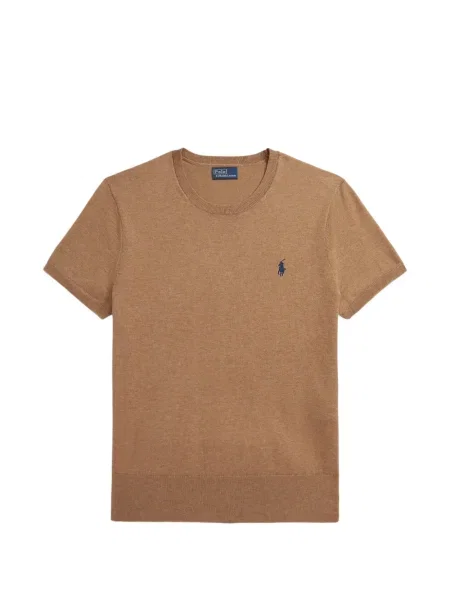 Tricou polo Polo Ralph Lauren cu dungi cu două rânduri de nasturi cu aplicații negru