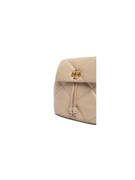Tory Burch Ruksak Kira Diamond Quilt Small Bacpack Écru