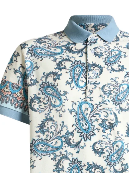 Поло тениска Etro с принт