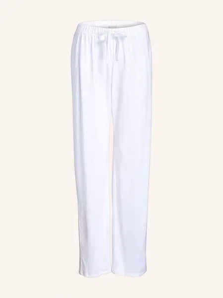 Hanro Pyžamové Kalhoty Cotton Deluxe bílá