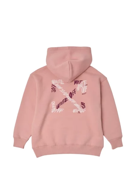 Bluza z kapturem dziecięca Off-white biała
