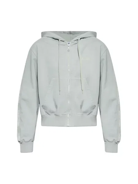 Bluza Moschino z logo niebieska
