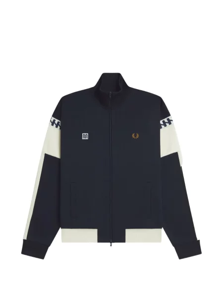 Pulover Fred Perry cu autograf albastru