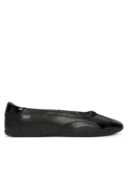 Tommy Jeans Балеринки Tjw Ballet Sneaker черен