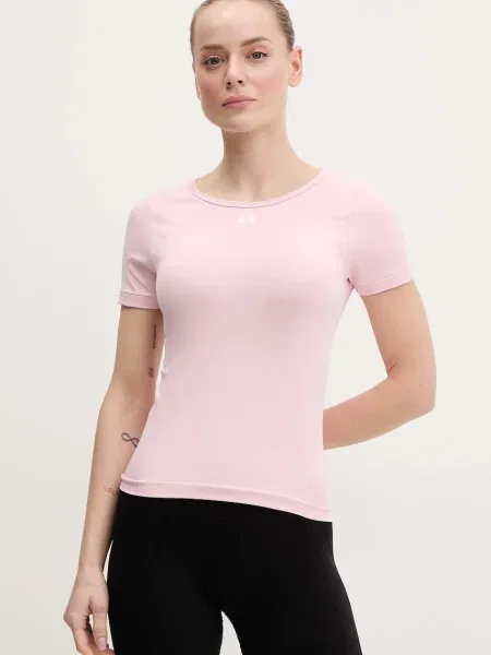Тениска за трениране Under Armour розово