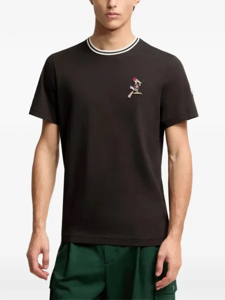 Tricou Moncler cu dungi negru