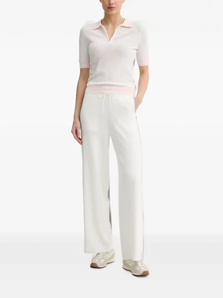 Pantaloni Guess alergare cu cordon alb