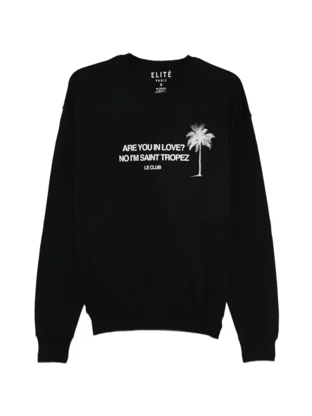 Hanorac Elite cu imagine negru