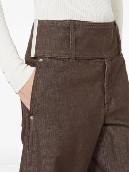 Blugi cu picior larg Max Mara maro