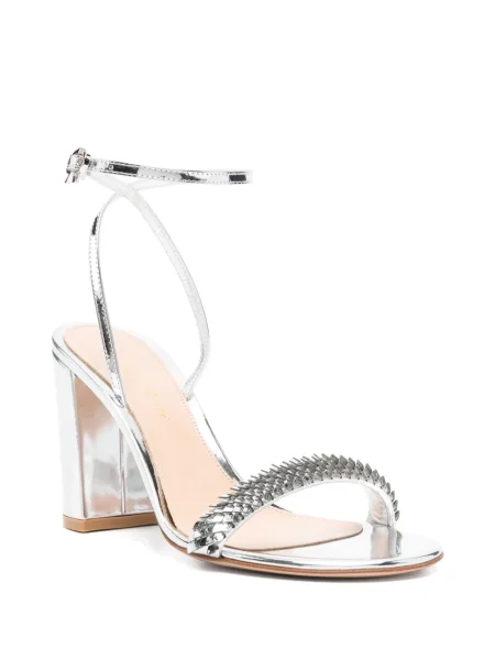 Sandale Gianvito Rossi din piele argintiu
