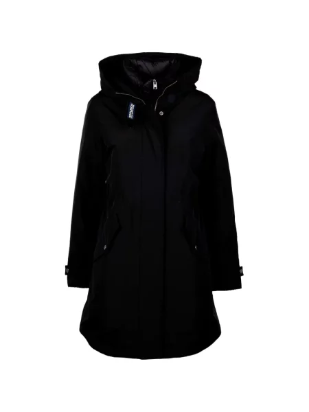 Palton Woolrich cu glugă cu cordon negru